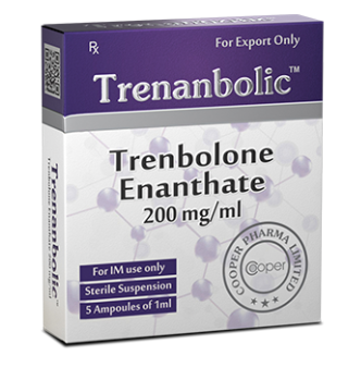 Enantato de Trembolona — Cooper Pharma Trenanbolic Enantato de Trenbolona 200mg/ml 5 Ampolas 1ml