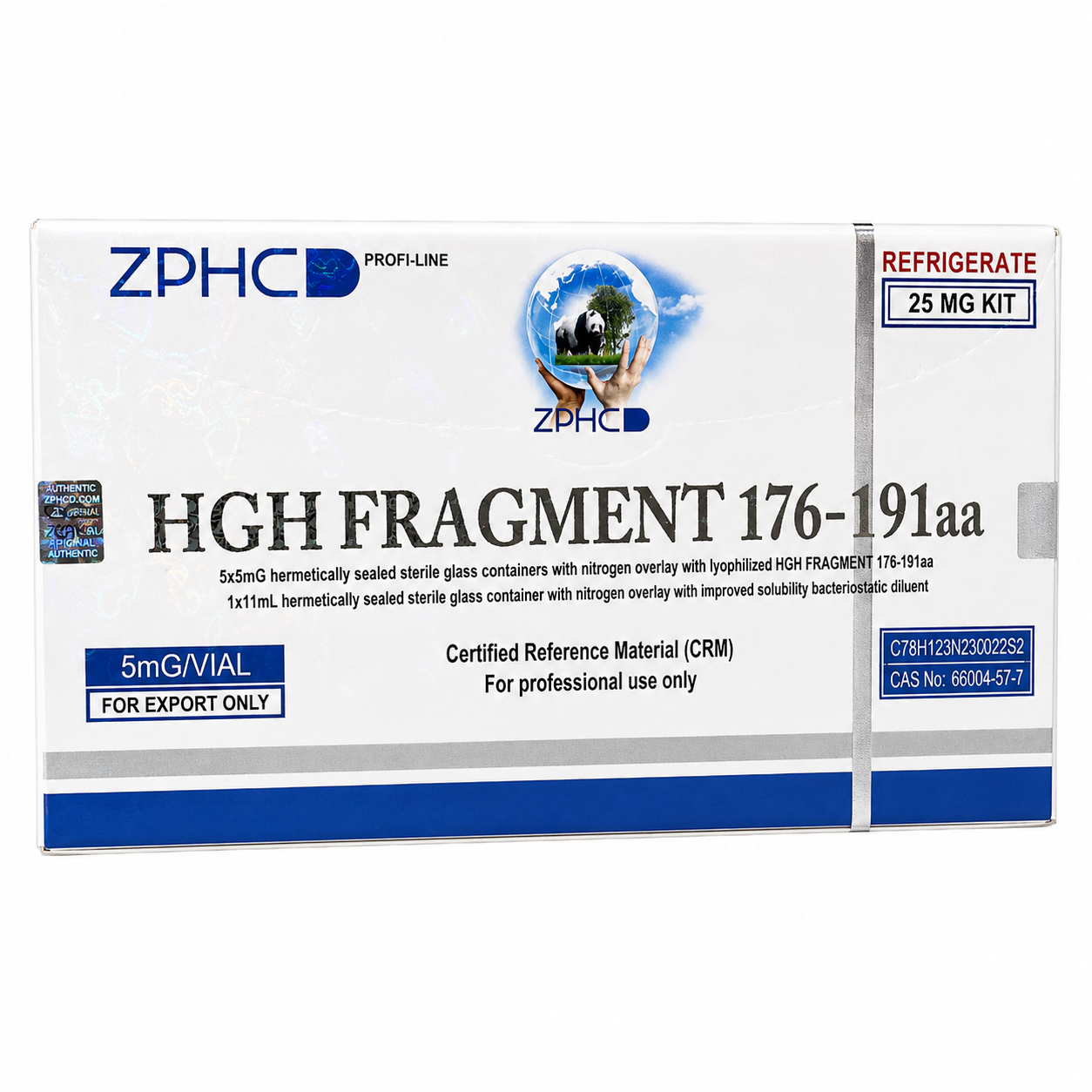HGH Fragment — ZPHC Fragment 176-191 25mg kit 5mg/vial