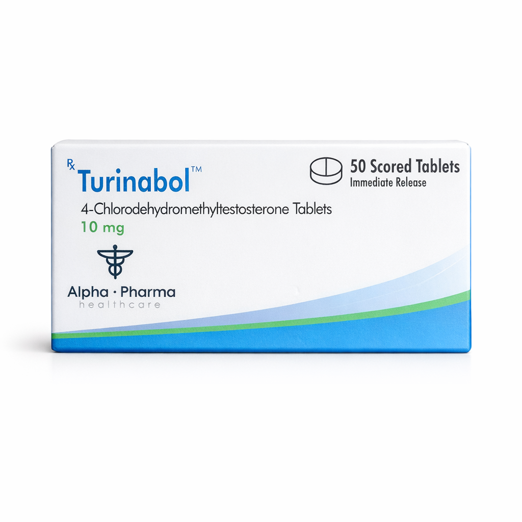 Turinabol — Alpha Pharma 10mg 50 Tabletas