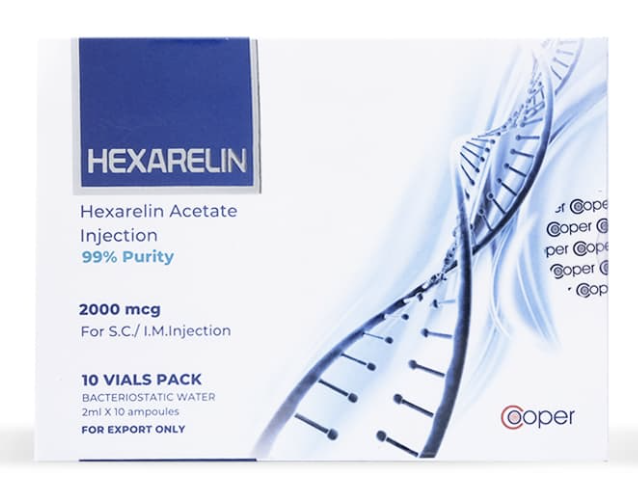 Hexarelin — Cooper Pharma 2ml x 10 Ampolas Peptídeo