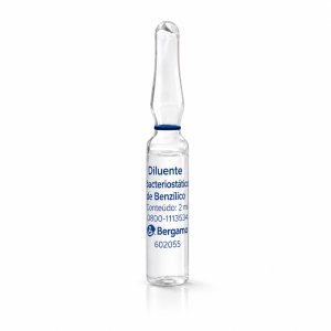Água Bacteriostática — Bergamo Diluente Bacteriostático Água Ampola 2ml