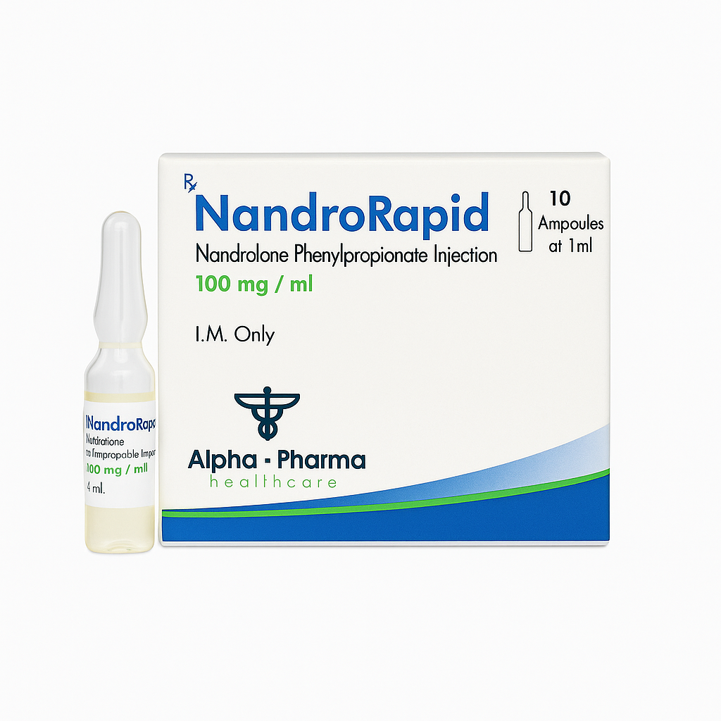 NPP — Alpha Pharma NandroRapid Nandrolona Phenyl Propionato 100mg/mL 10x1ml