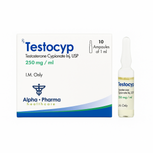 Alpha Pharma Testocyp Cipionato de Testosterona 250mg 10x1ml