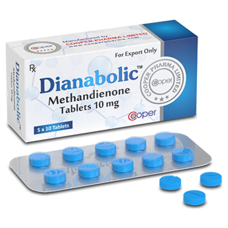 Cooper Pharma Dianabolic Methadienone 10mg 50 Tablets | Dianabol