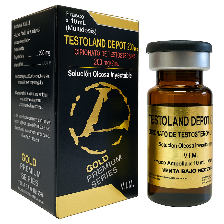 Cipionato de Testosterona — Landerlan Gold Testoland 200mg 10ml