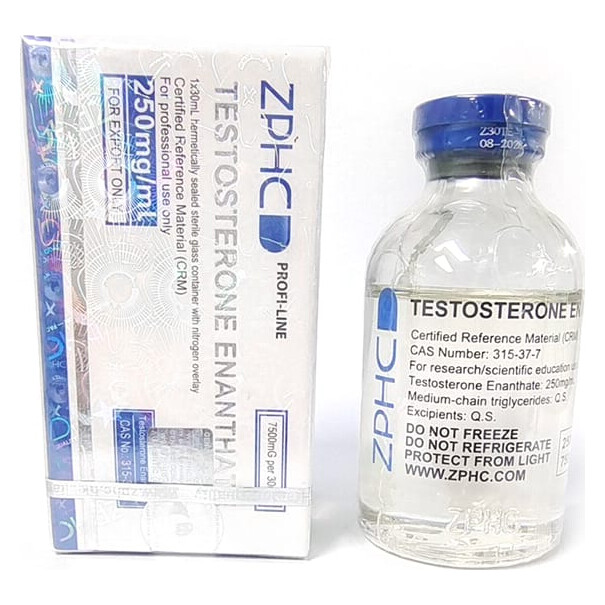 Enantato de Testosterona — ZPHC Testosterone Enanthate 250 mg/ml 10 ml Testosterona Enantato